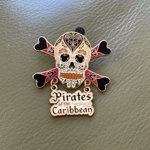 Official 2007 Disney Pirates of the Caribbean “Sugar Skull” Pin
